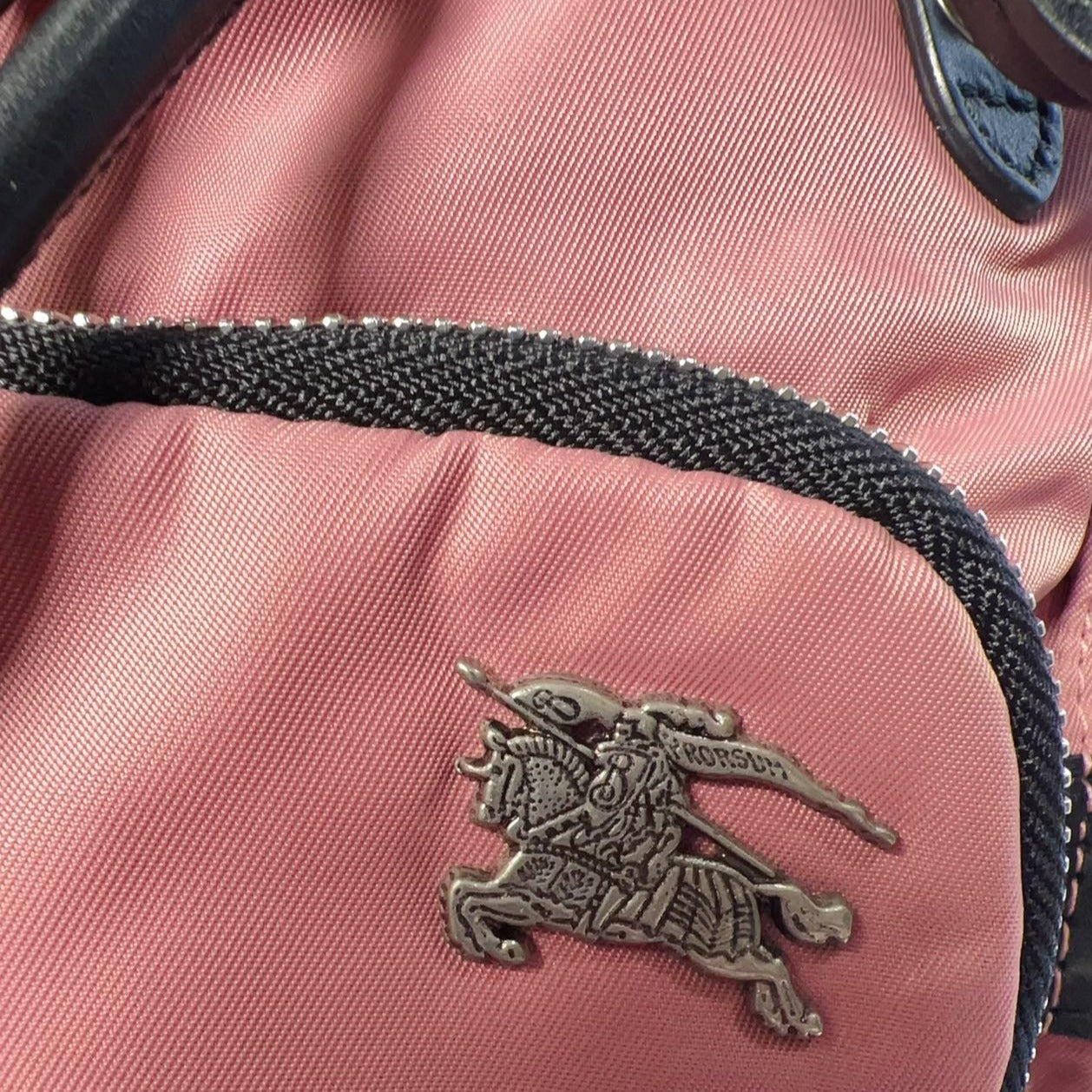 Burberry Nylon Mini Backpack Pink