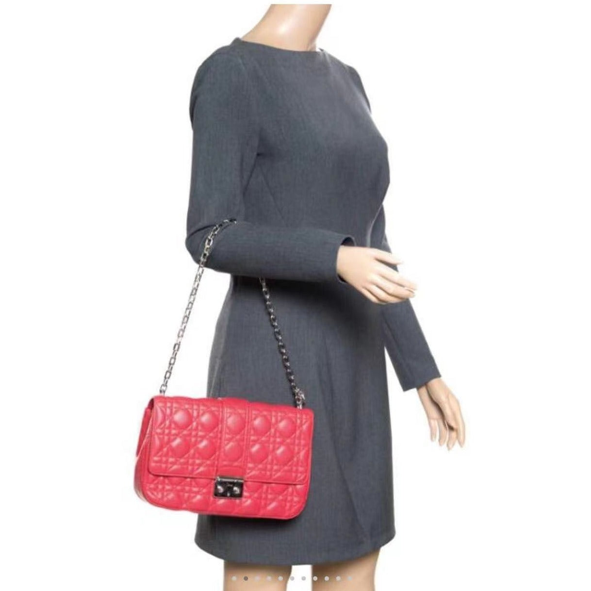 Dior Cannage Leather Medium Miss Dior Flap Bag