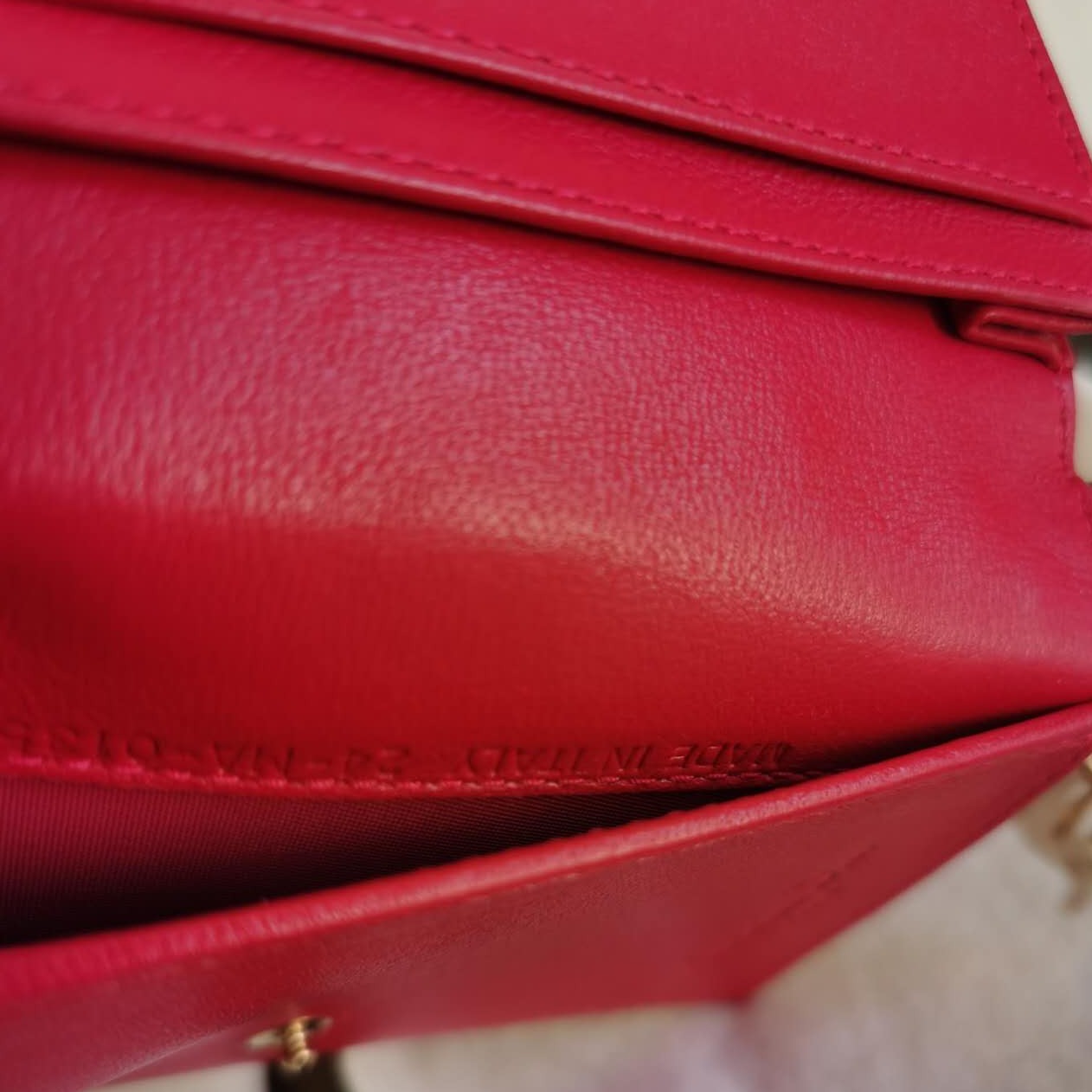 DIOR LADY DIOR FLAP CARD HOLDER PINK