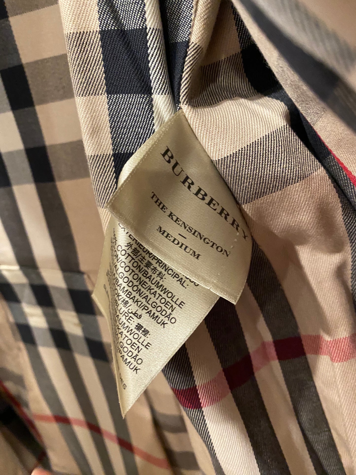 Burberry Coat SizeM