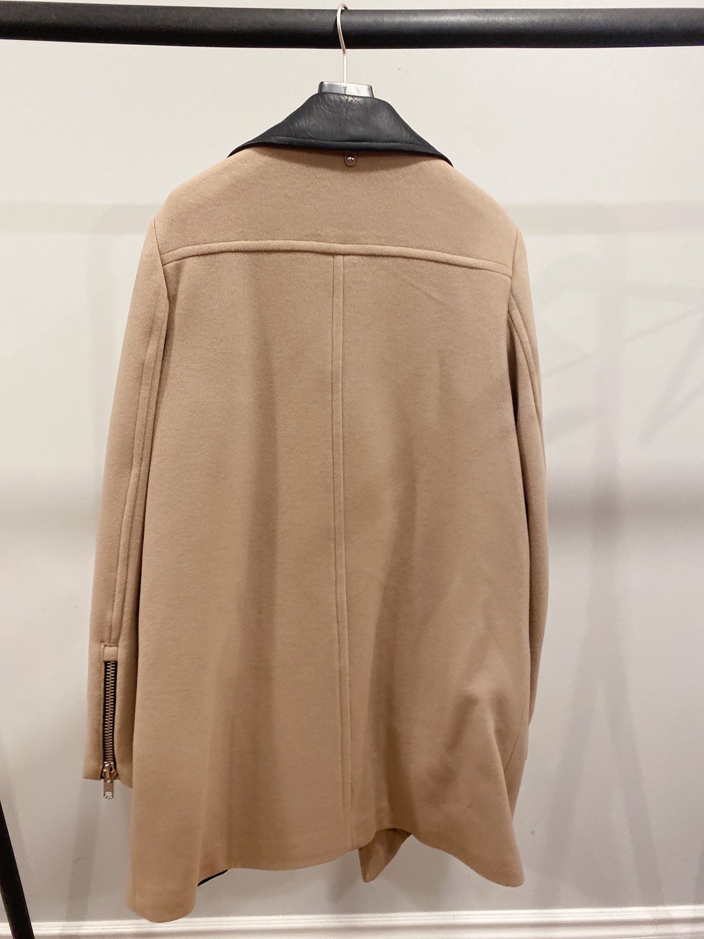 Mackage Leather/wool Coat SizeM