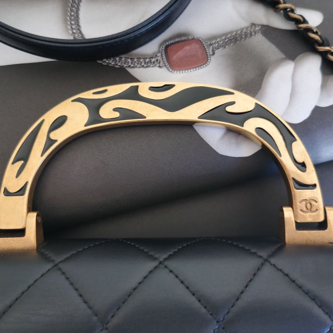 Chanel Princess Enamel Calfskin Most Wanted Handle Bag