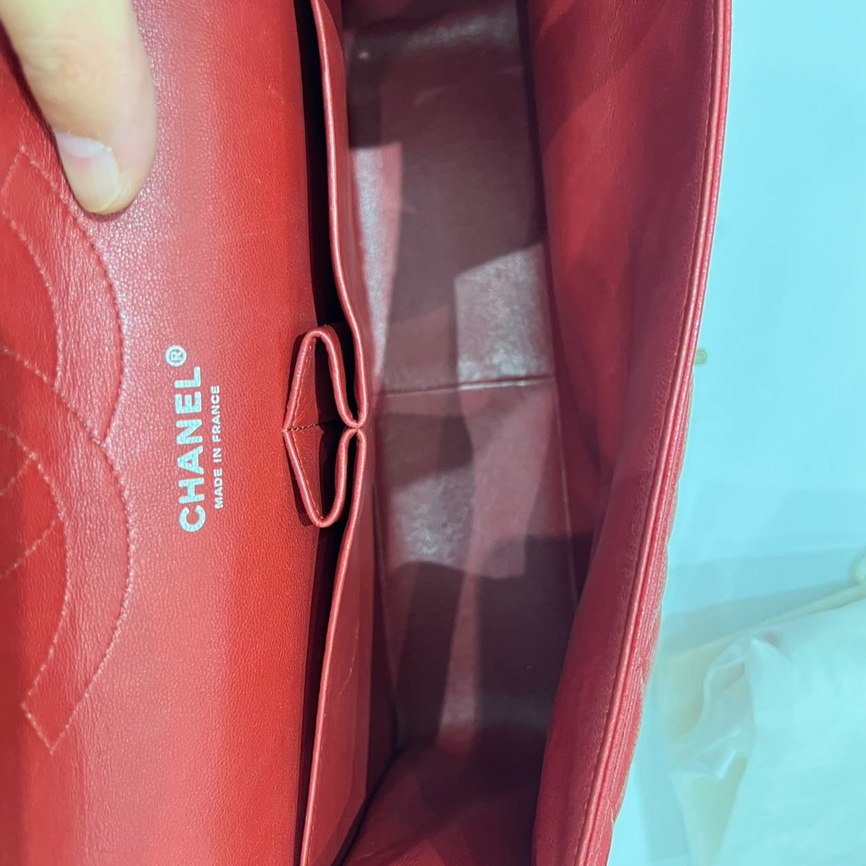 Chanel Caviar Quilted Jumbo Double Flap Red - luxhub.ca