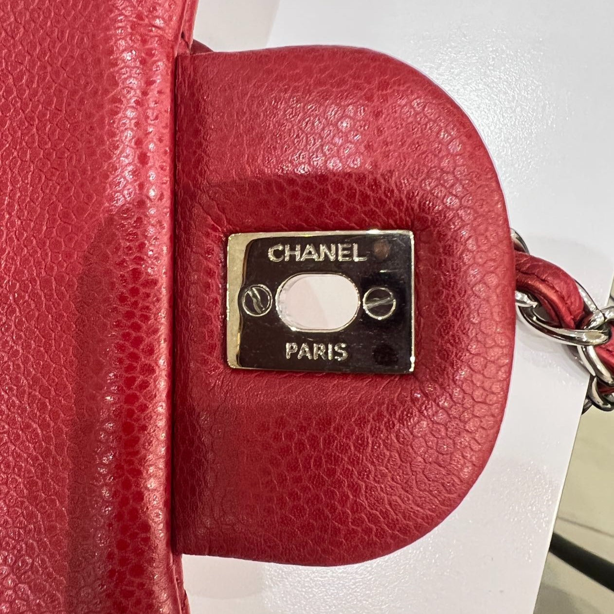 Chanel Caviar Quilted Jumbo Double Flap Red - luxhub.ca