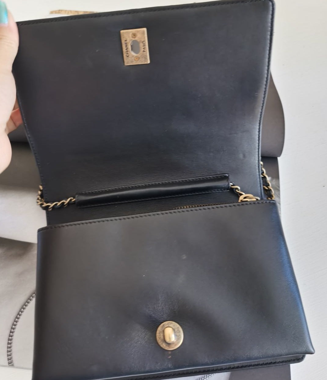Chanel Princess Enamel Calfskin Most Wanted Handle Bag
