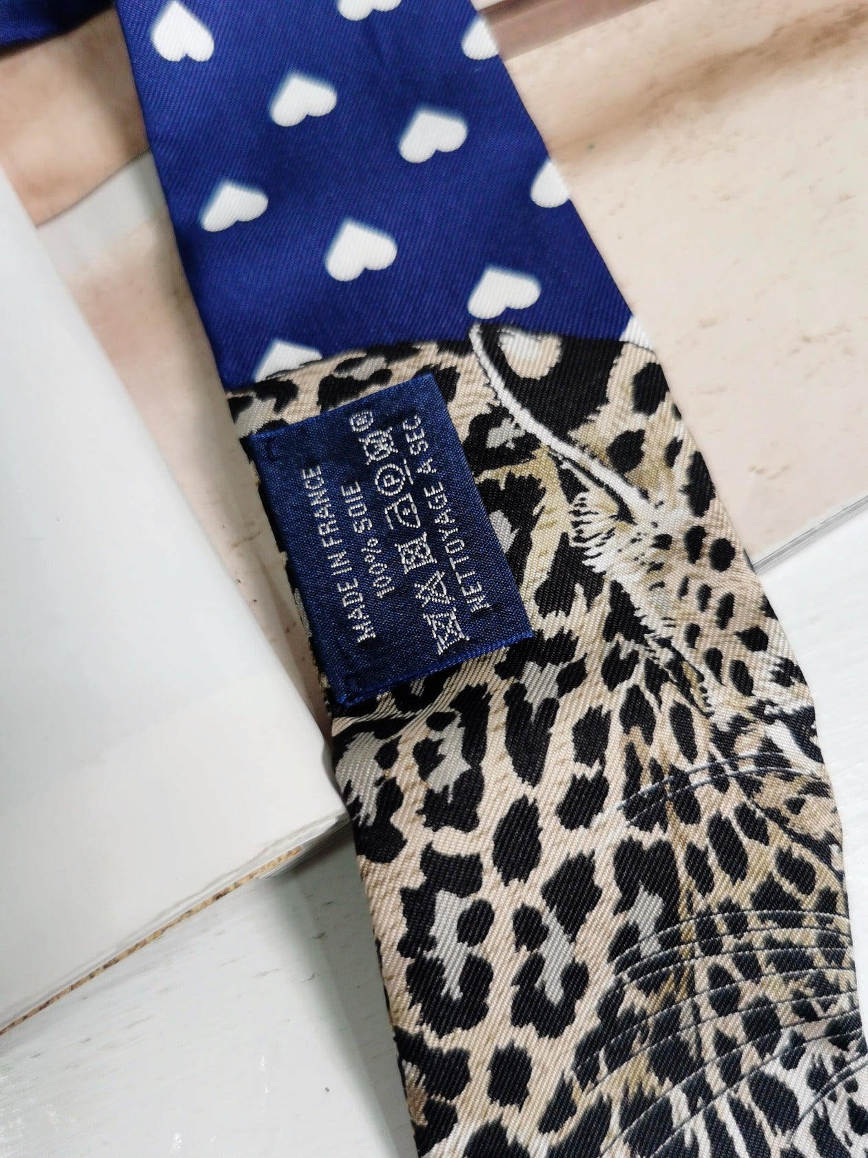 Hermès Jungle Love Scarf Blue Multi Twilly