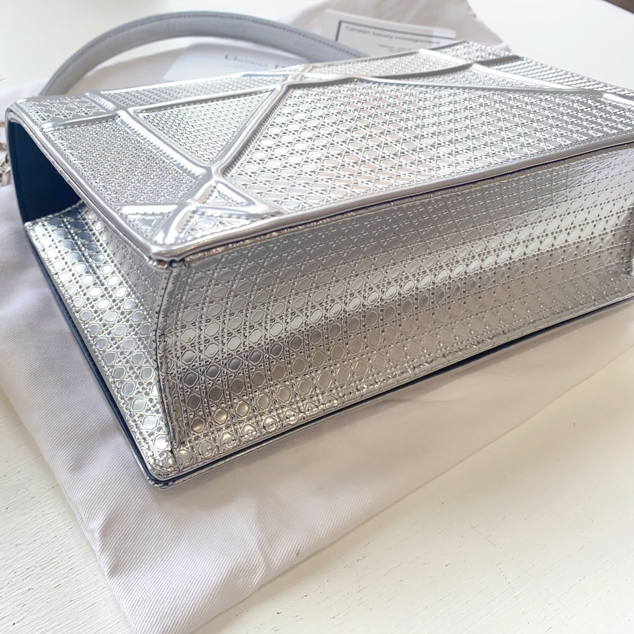 Christian Dior Medium Microcannage Diorama Bag