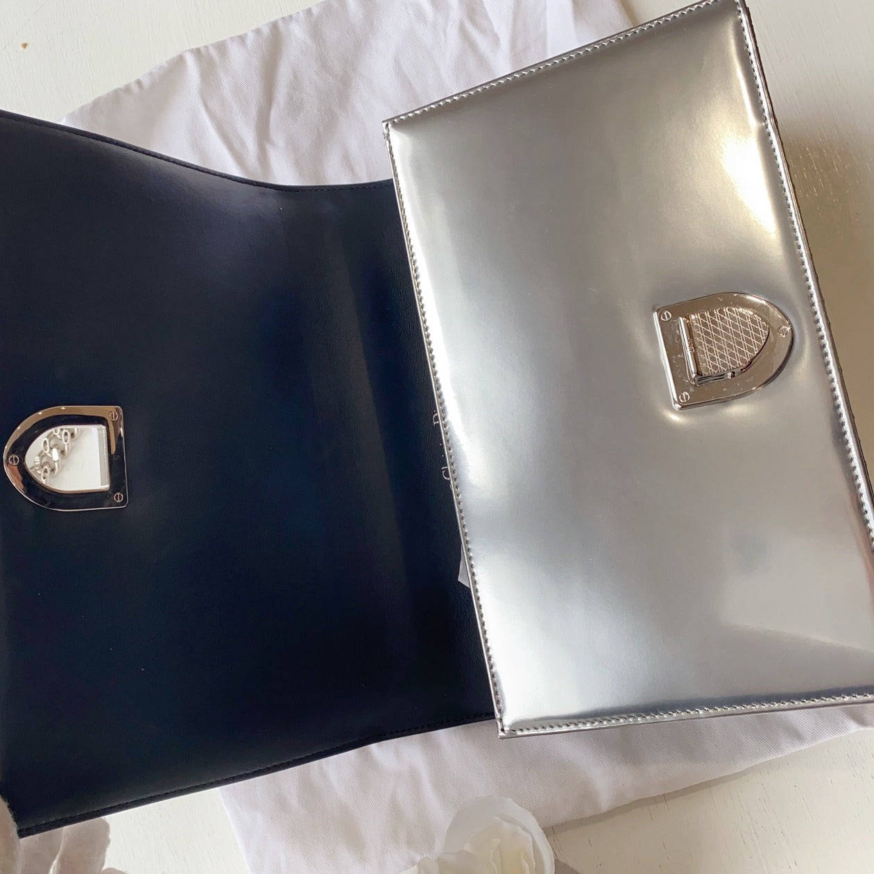 Christian Dior Medium Microcannage Diorama Bag