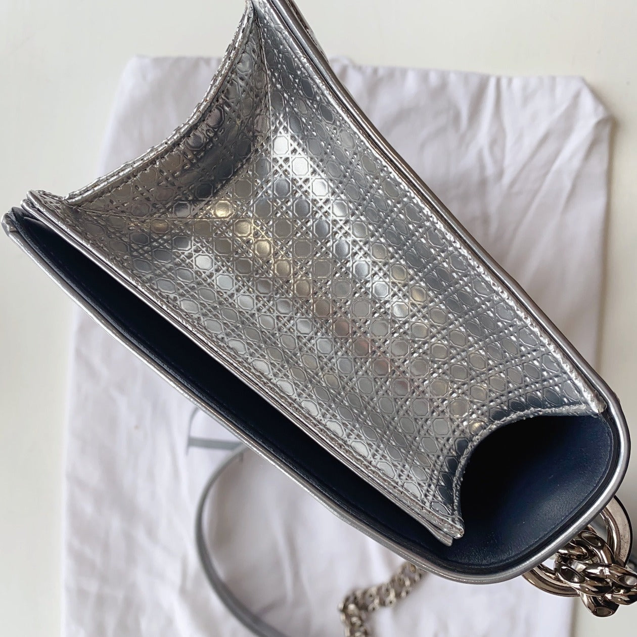 Christian Dior Medium Microcannage Diorama Bag