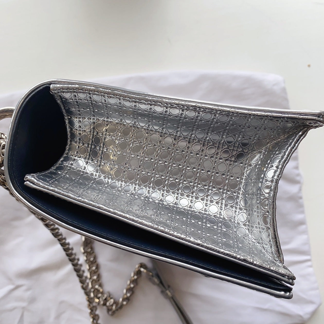 Christian Dior Medium Microcannage Diorama Bag