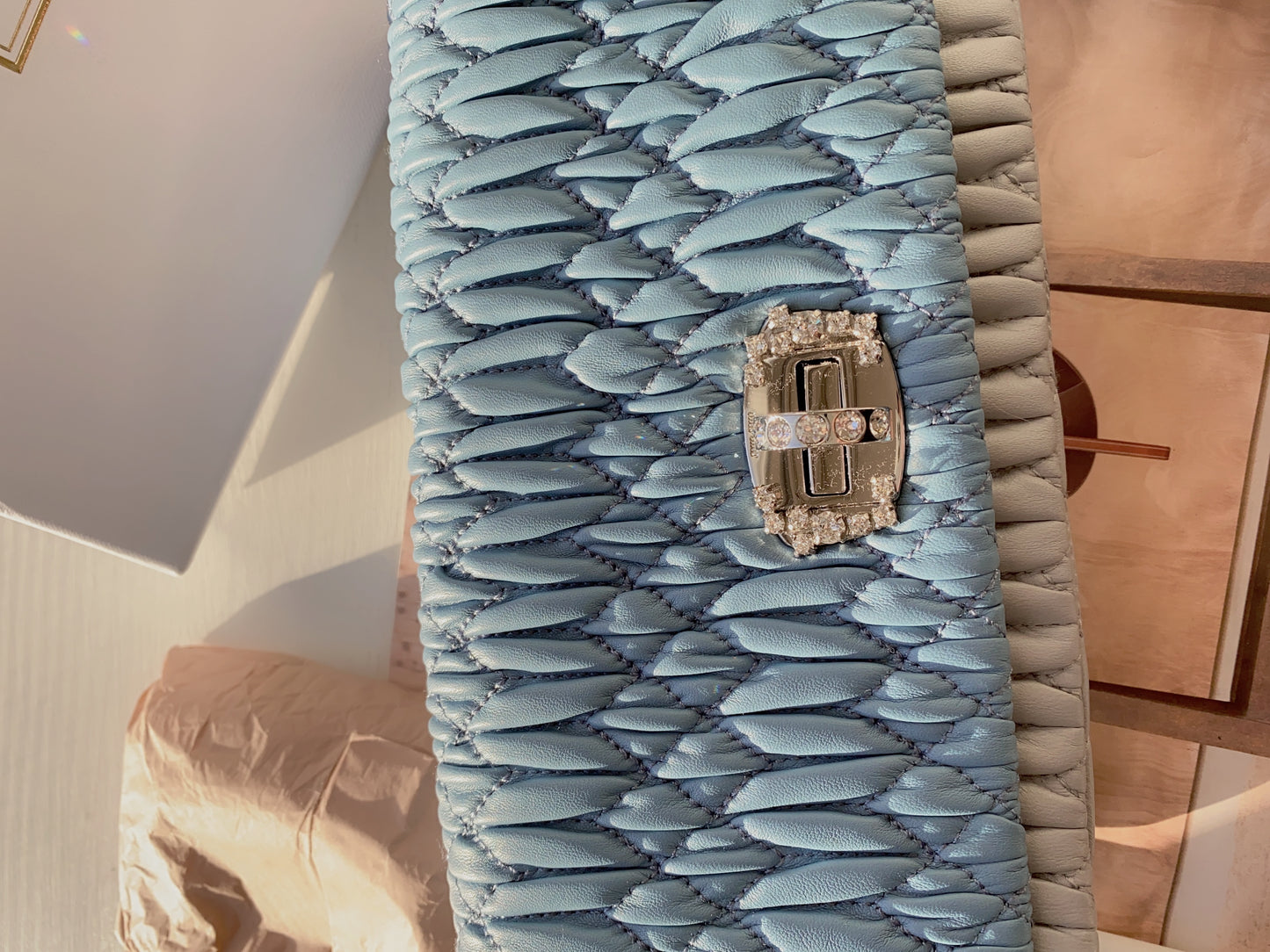 Miu Miu Napa Crystal Astrale Gran Bag
