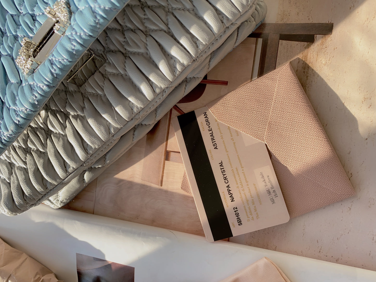 Miu Miu Napa Crystal Astrale Gran Bag