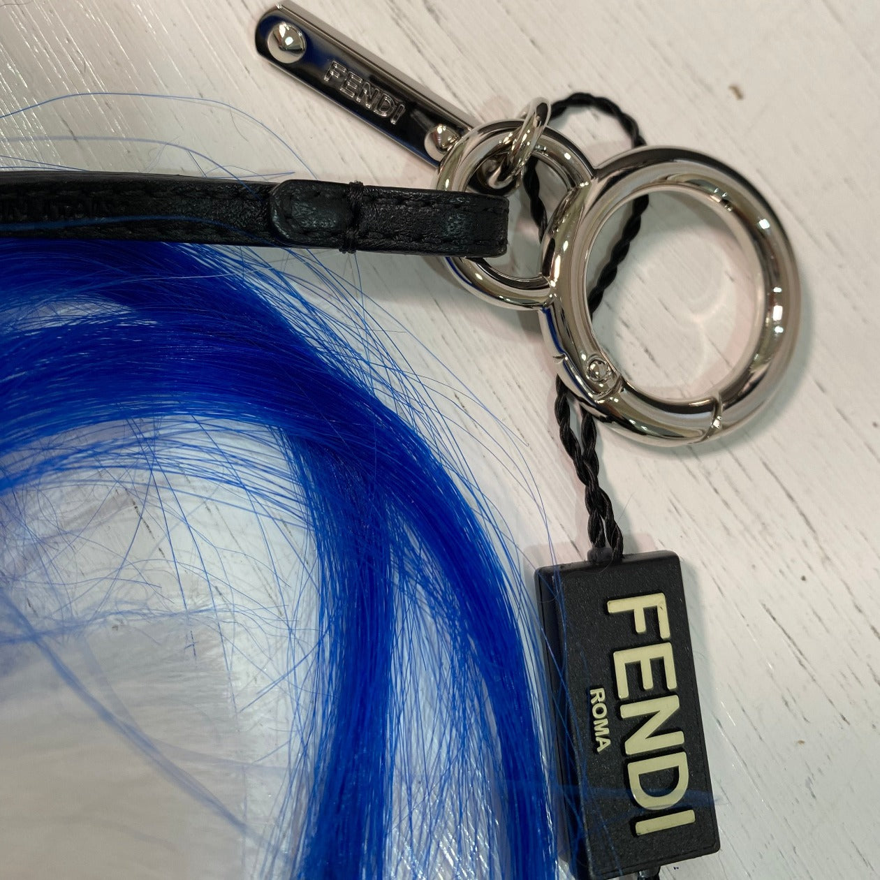 Fendi Karlito Karl Lagerfeld Bag Charm Mink & Fox Fur