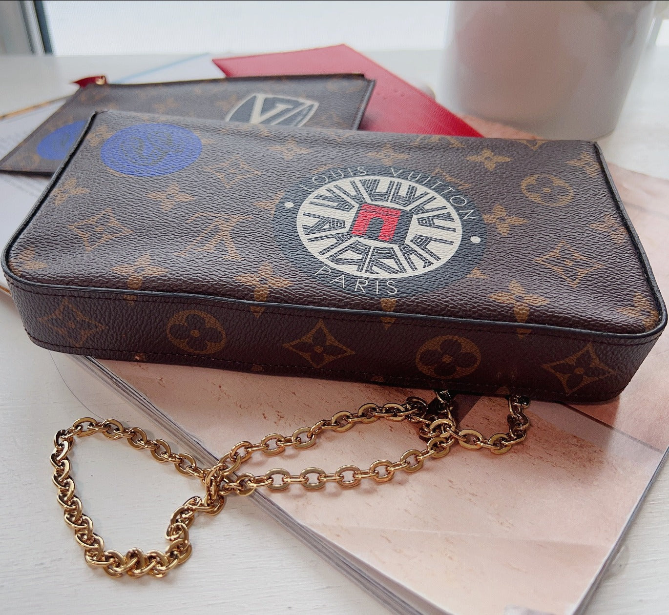 Louis Vuitton Monogram World Tour Pochette Felicie