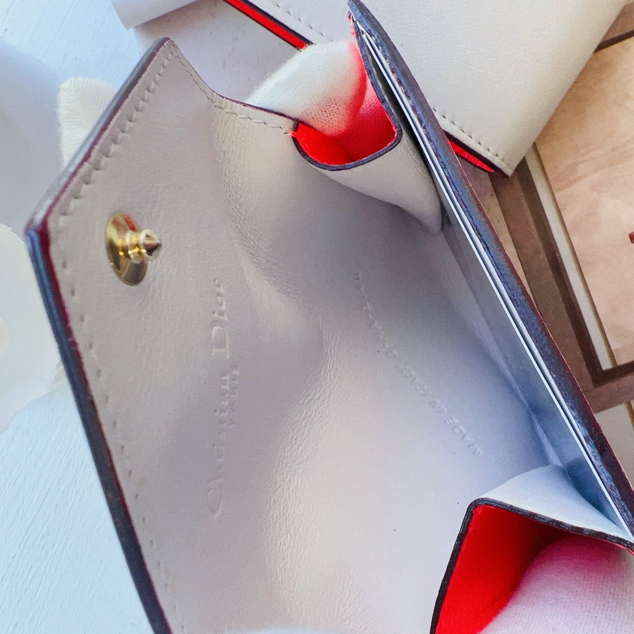 Dior White Dior Explorer Croisier Clutch