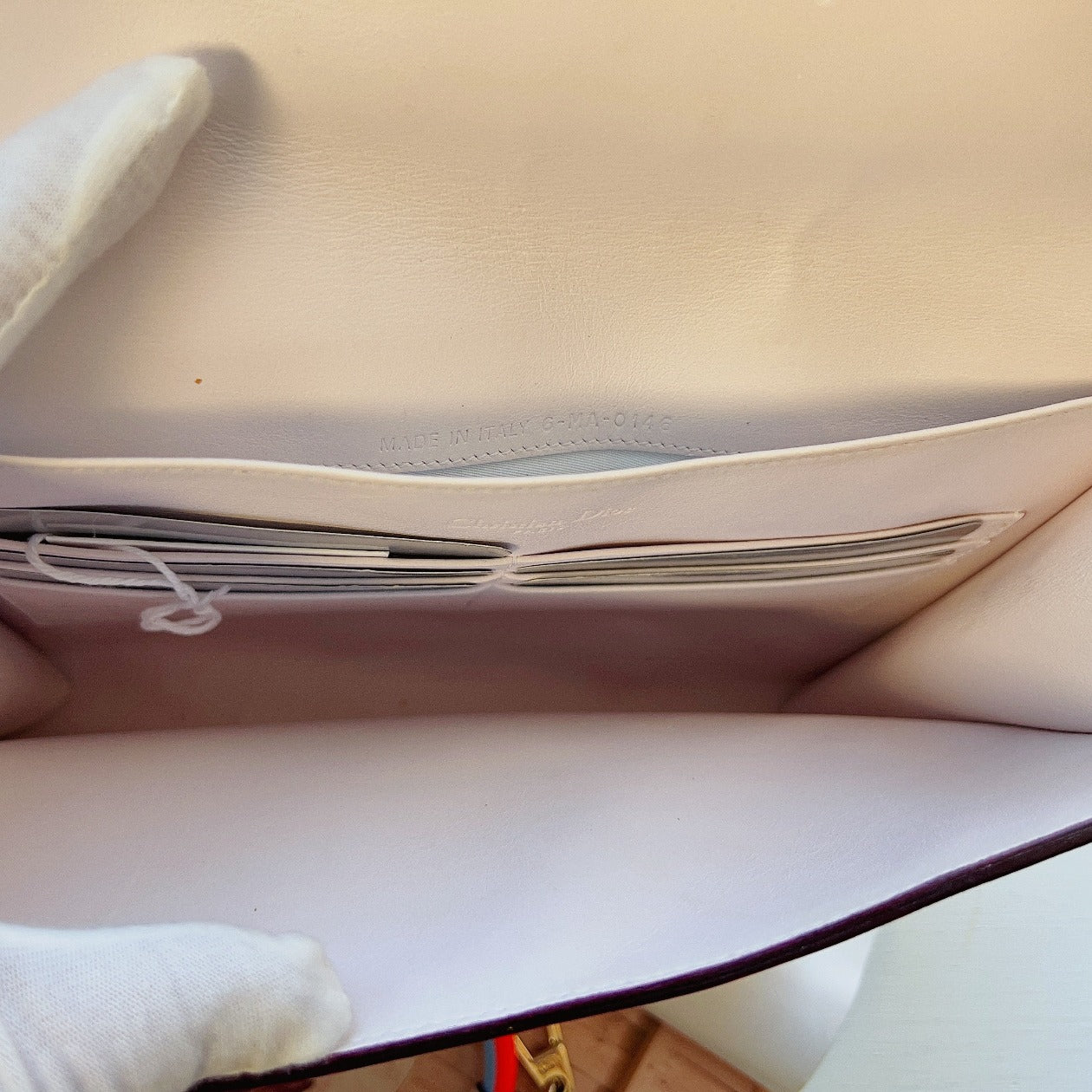 Dior White Dior Explorer Croisier Clutch