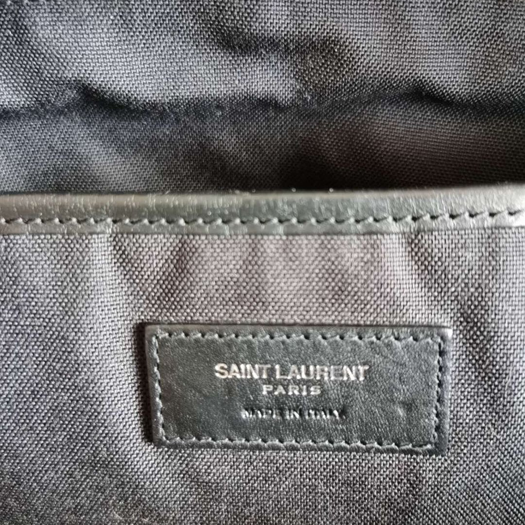 Saint Laurent YSL Canvas City Sweet Dreams Shark Backpack