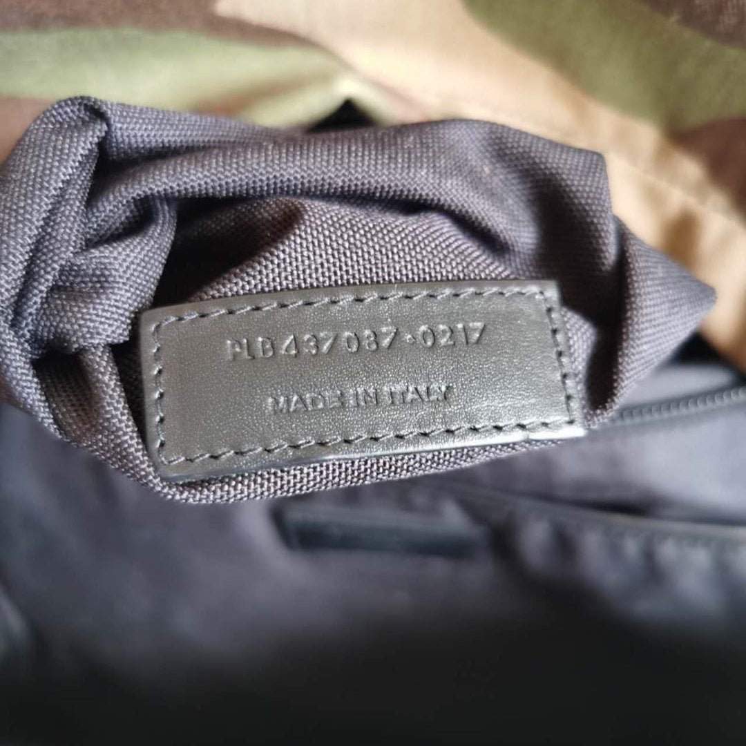 Saint Laurent YSL Canvas City Sweet Dreams Shark Backpack
