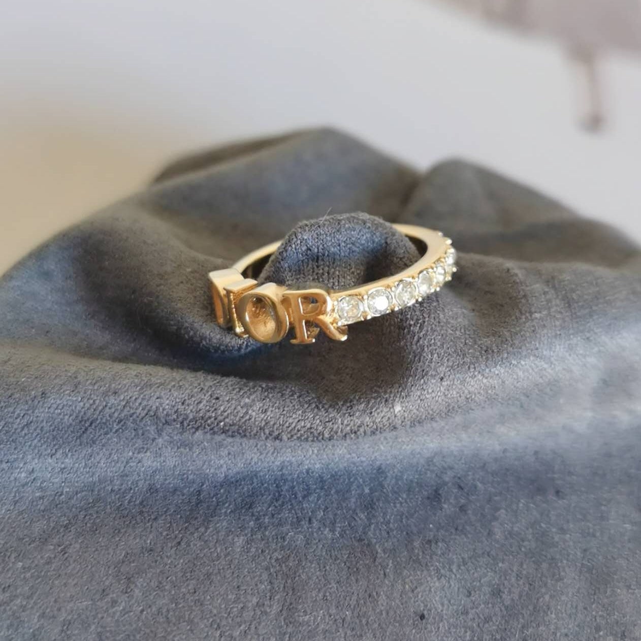 Christian Dior Revolution Ring Gold SizeS