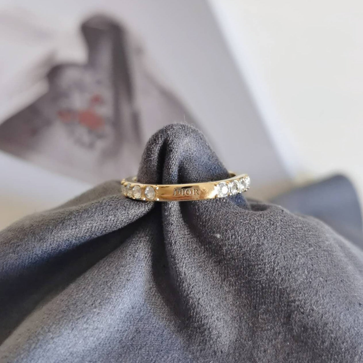 Christian Dior Revolution Ring Gold SizeS