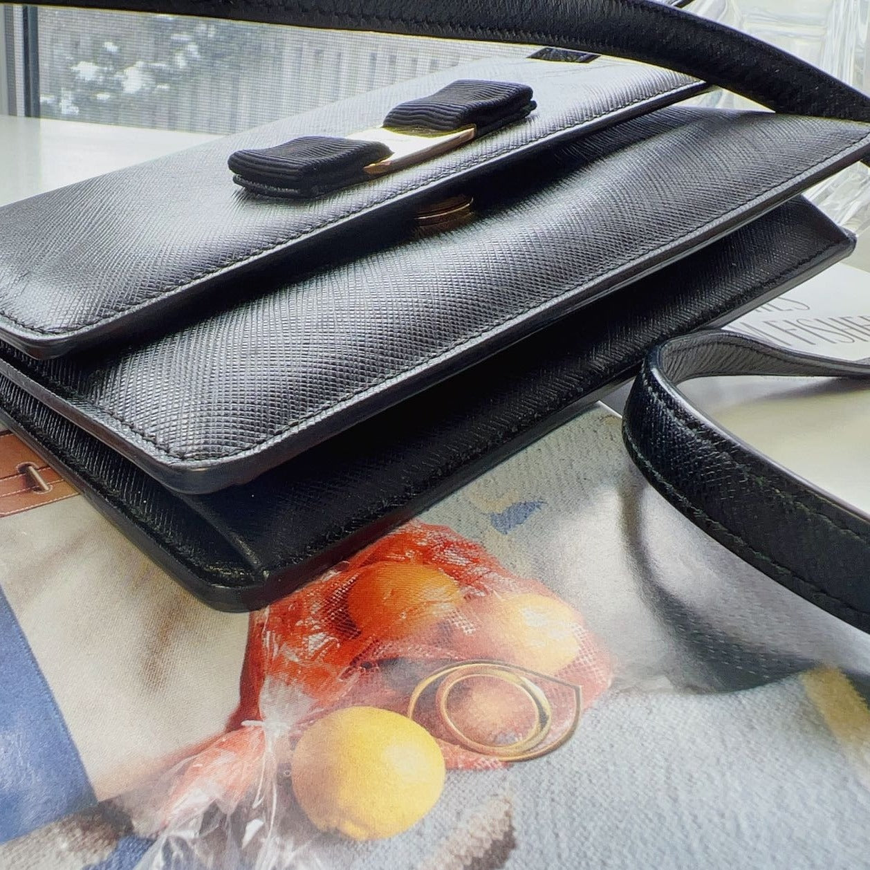 Salvatore Ferragamo Leather Crossbody Bag