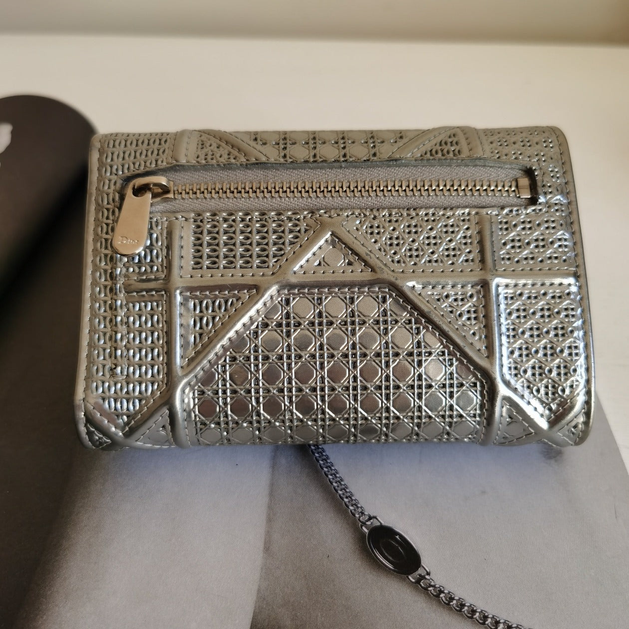 Dior Diorama Elancée Trifold Wallet