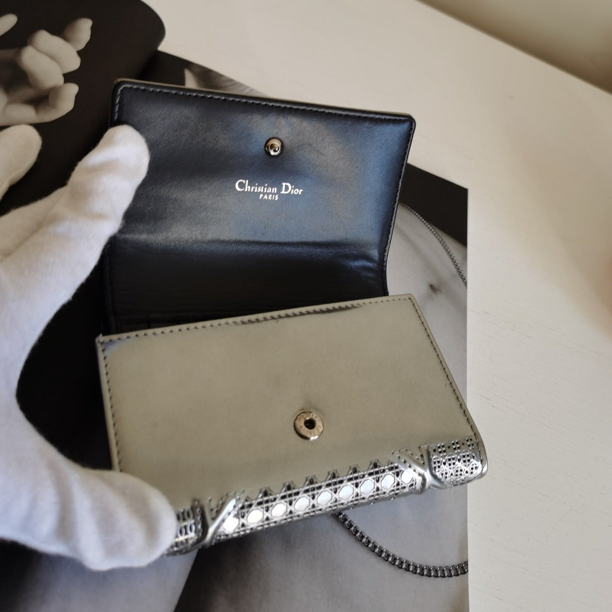 Dior Diorama Elancée Trifold Wallet