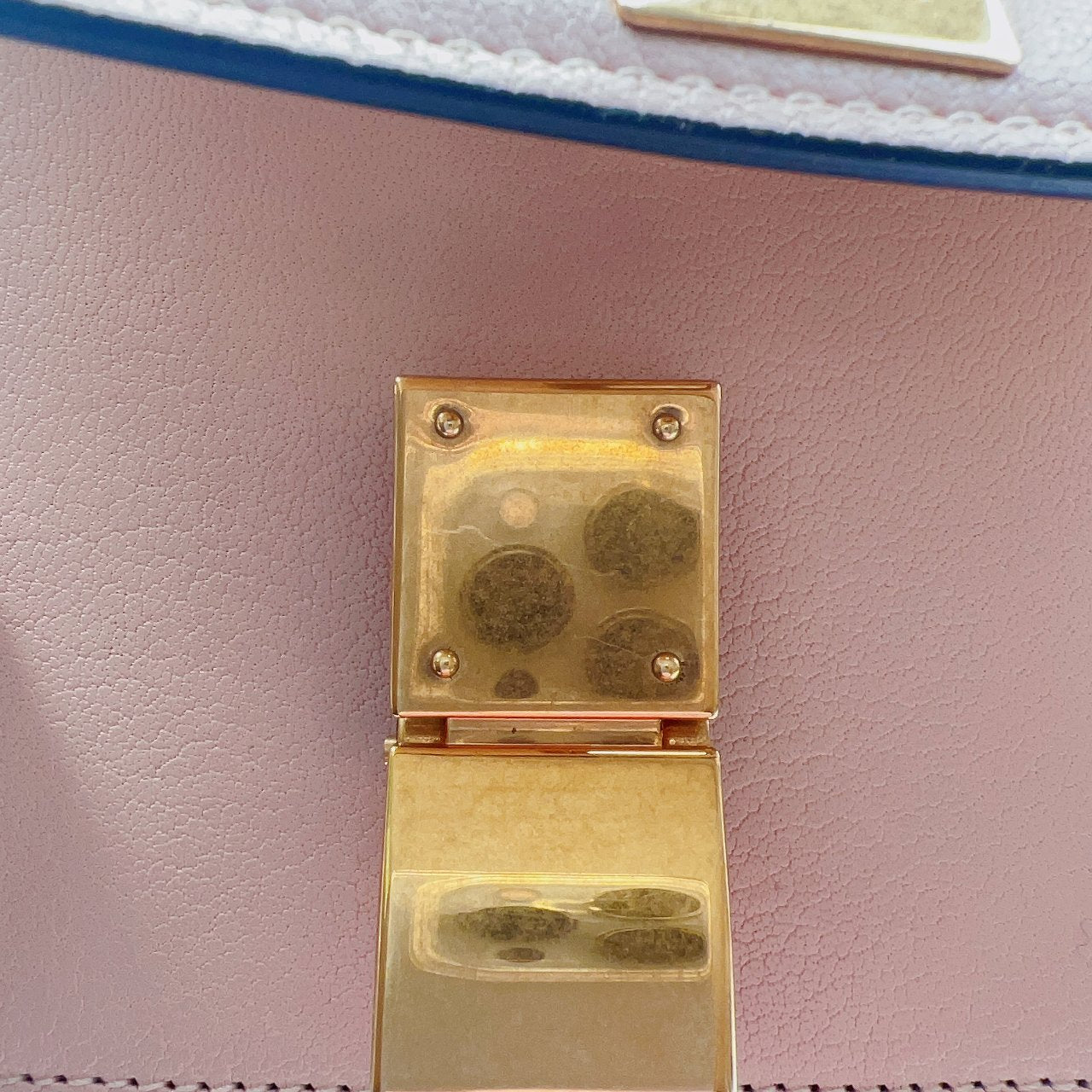 Celine Classic Mini Calf Box Bag Pink Gold