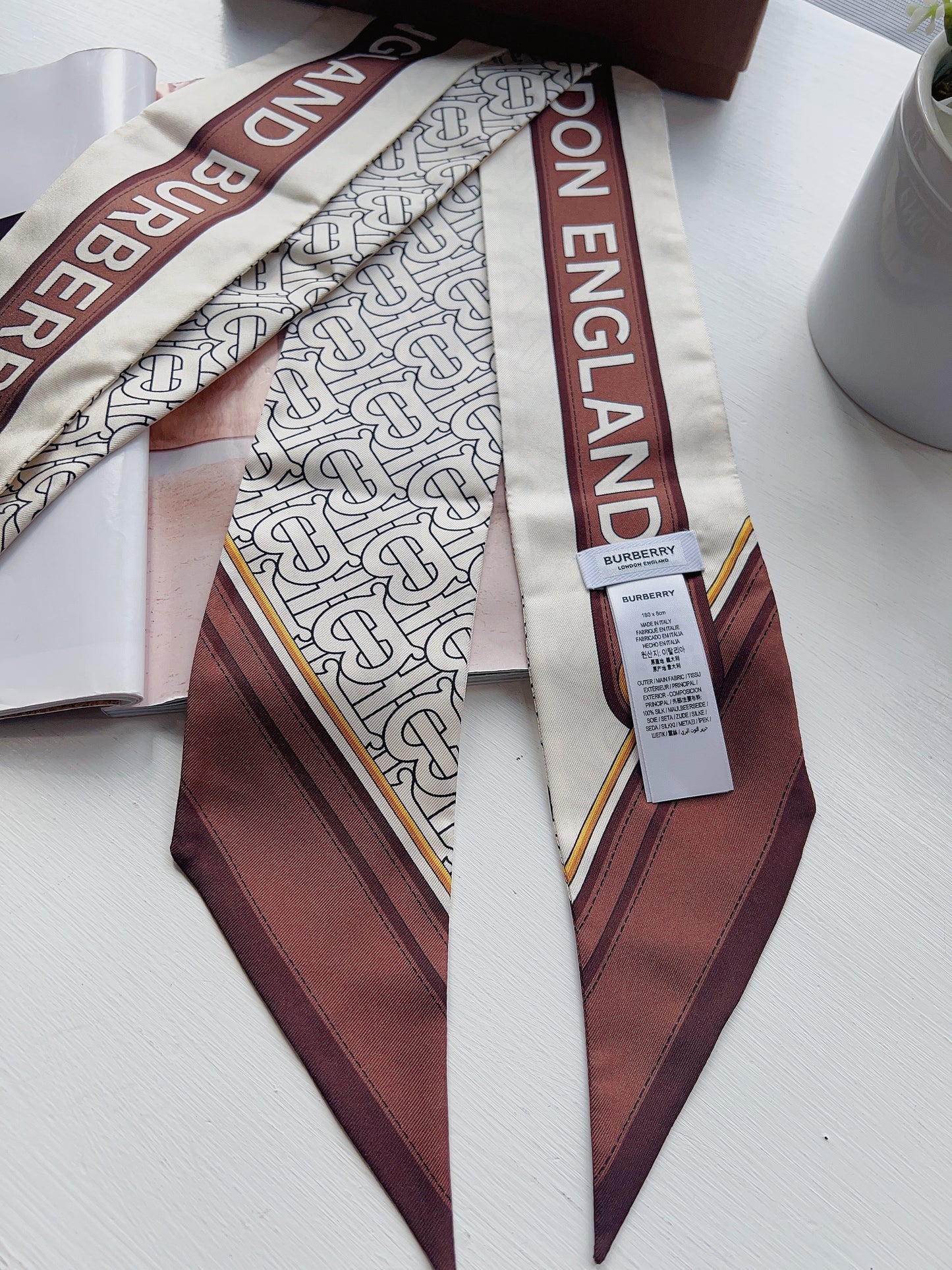 Burberry Twilly Silk Bandeau