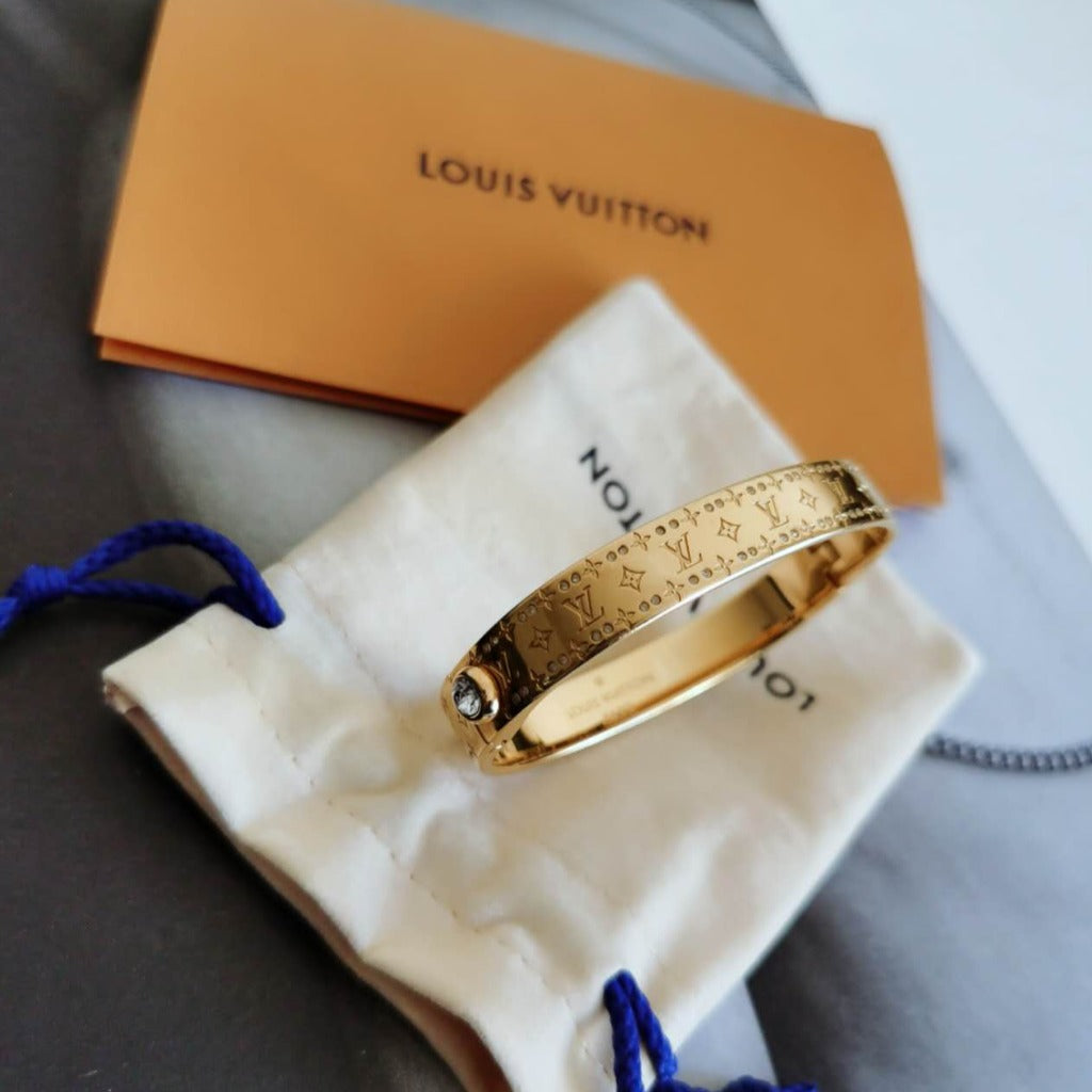 Louis Vuitton Nanogram Strass Bracelet Size S