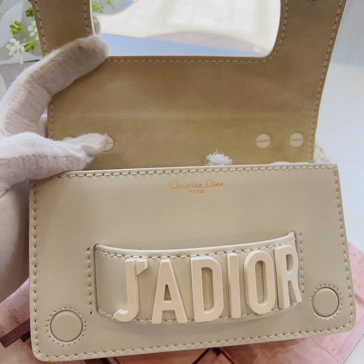 Christian Dior Ultra Matte J'Adior Flap Bag Matte Calfskin Mini