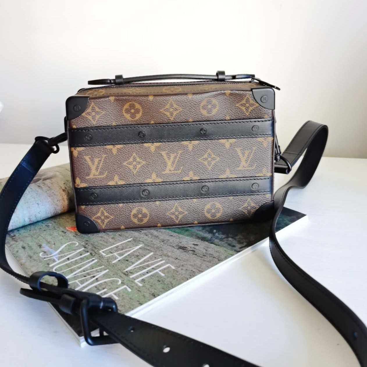 Louis Vuitton Brown Monogram Macassar Handle Soft Trunk 2022