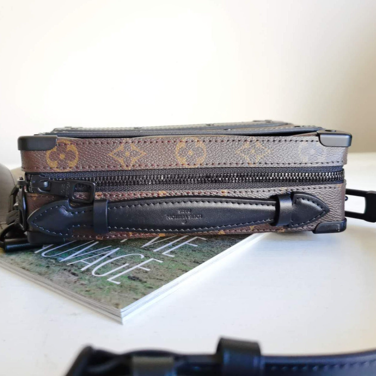 Louis Vuitton Brown Monogram Macassar Handle Soft Trunk 2022