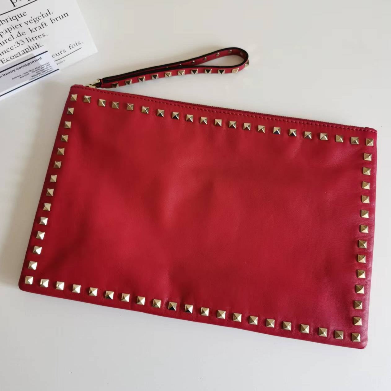 Valentino Rock studs Clutch - luxhub.ca