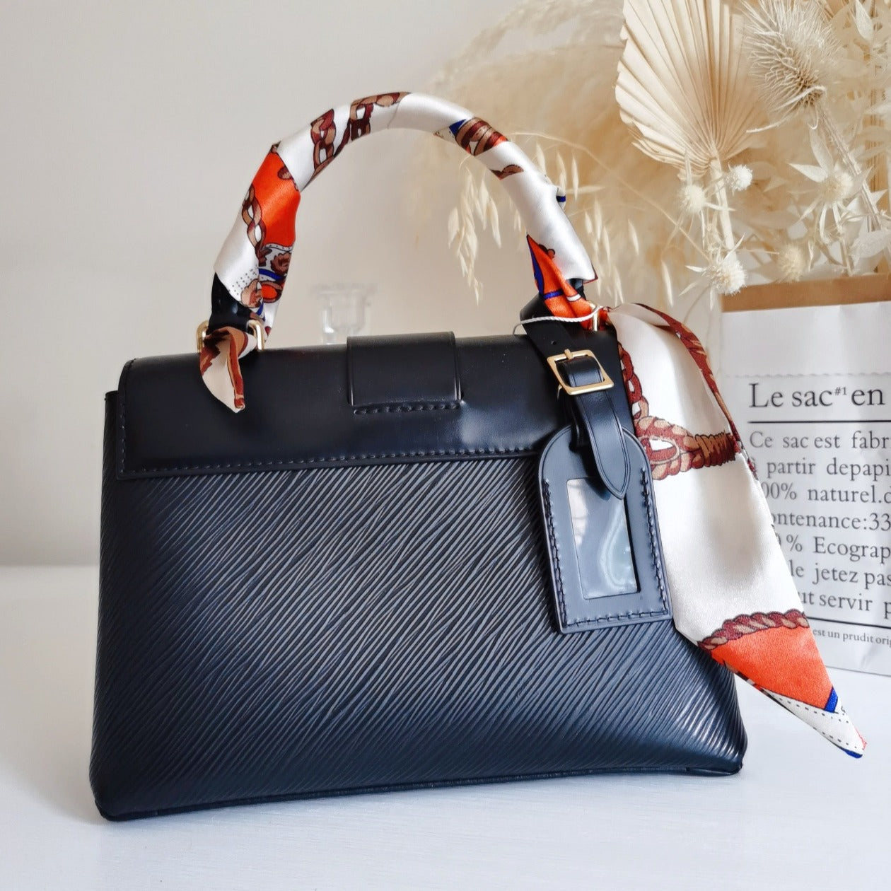 Louis Vuitton Epi One Handle Flap Bag PM Black - luxhub.ca