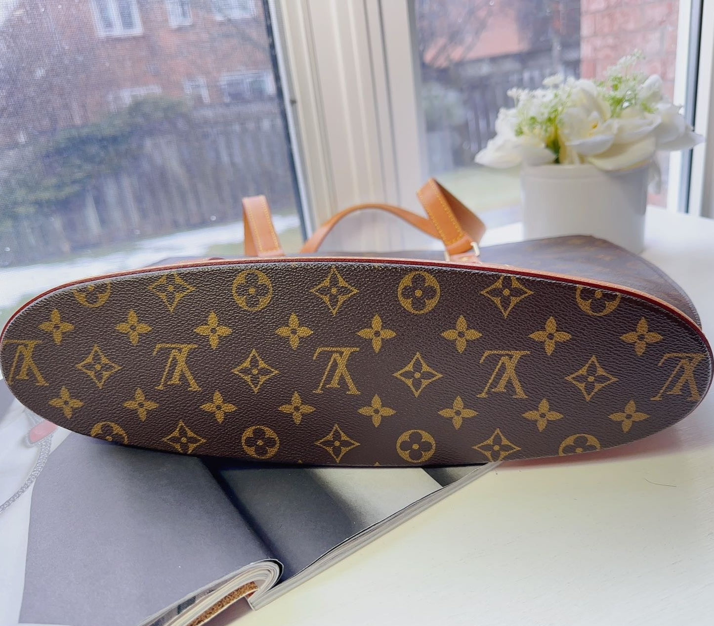 Louis Vuitton Monogram Babylone Zip Tote Shoulder Bag