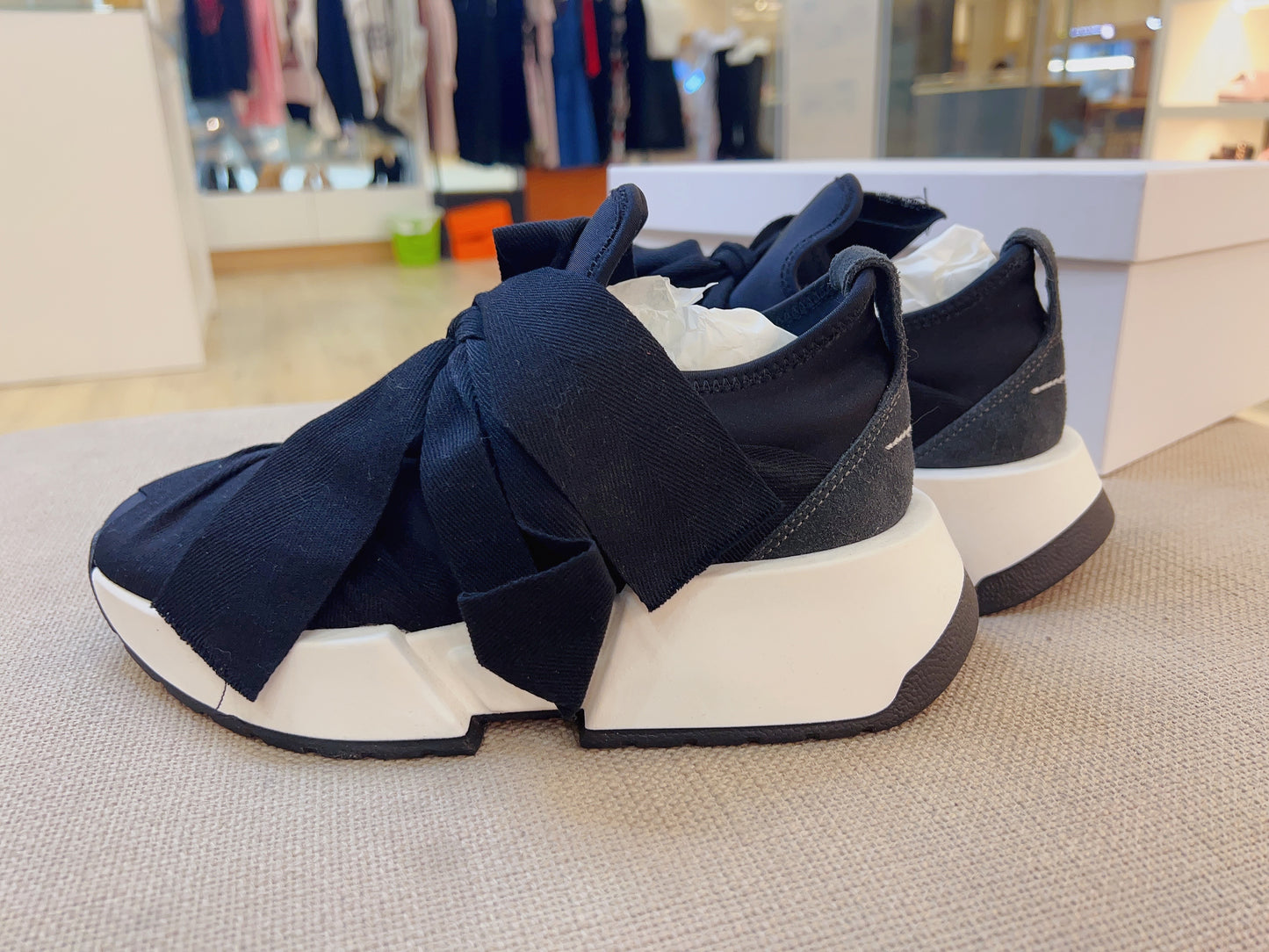 MM6 Maison Margiela Bow Flare Sneaker New Size37