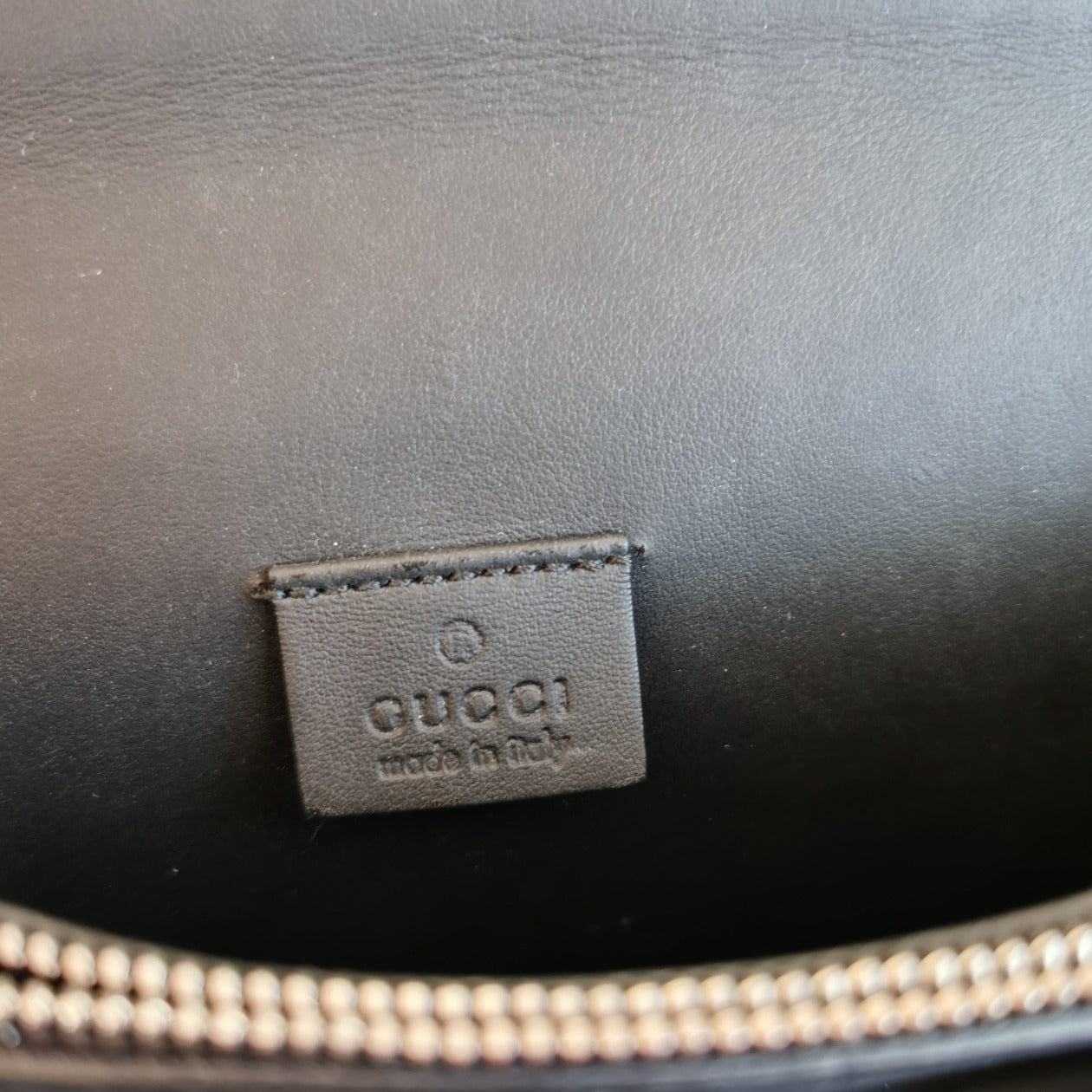 GUCCI Suede Small Dionysus Shoulder Bag Black