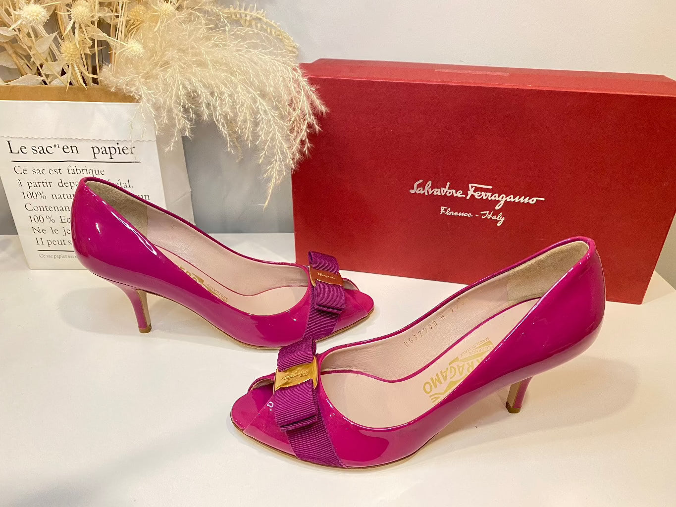 Salvatore Ferragamo Leather Heels In Pink - luxhub.ca
