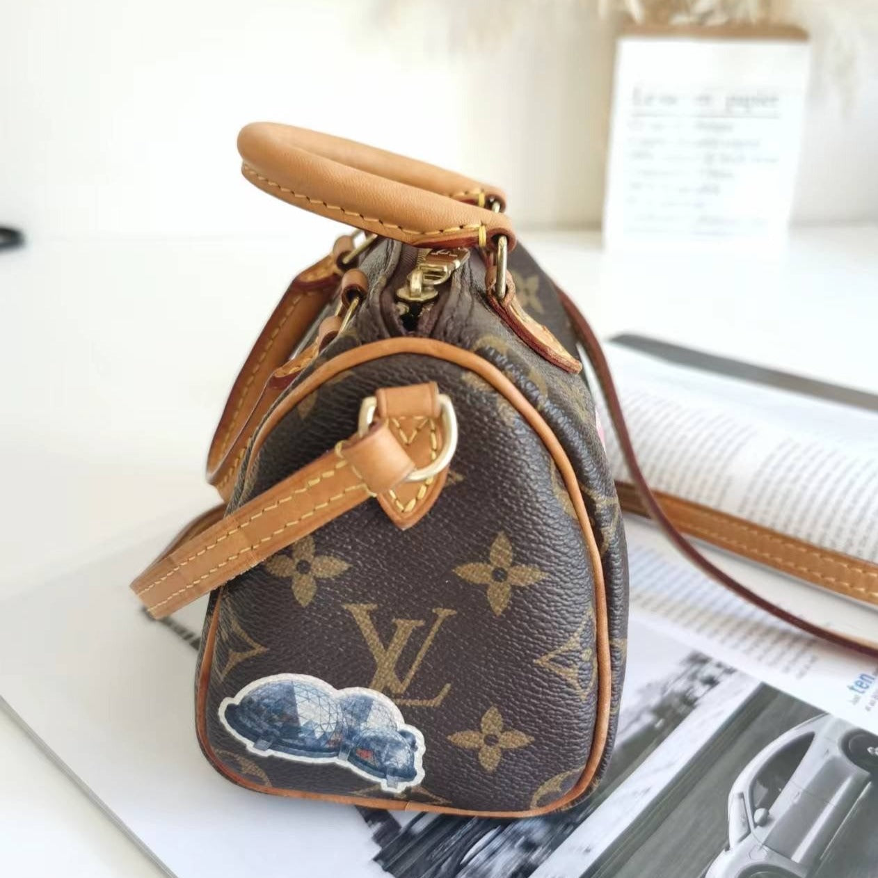 Louis Vuitton Monogram Nano Speedy World Tour - luxhub.ca