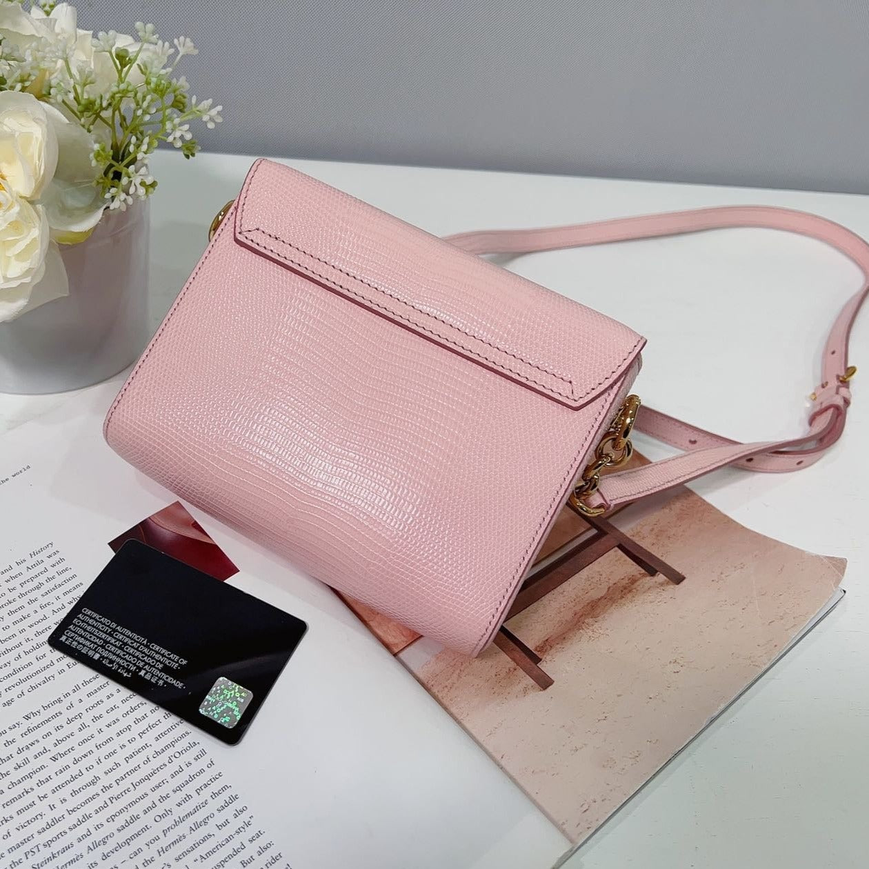 DOLCE & GABBANA DG Millennials mini crossbody bag Rose pink