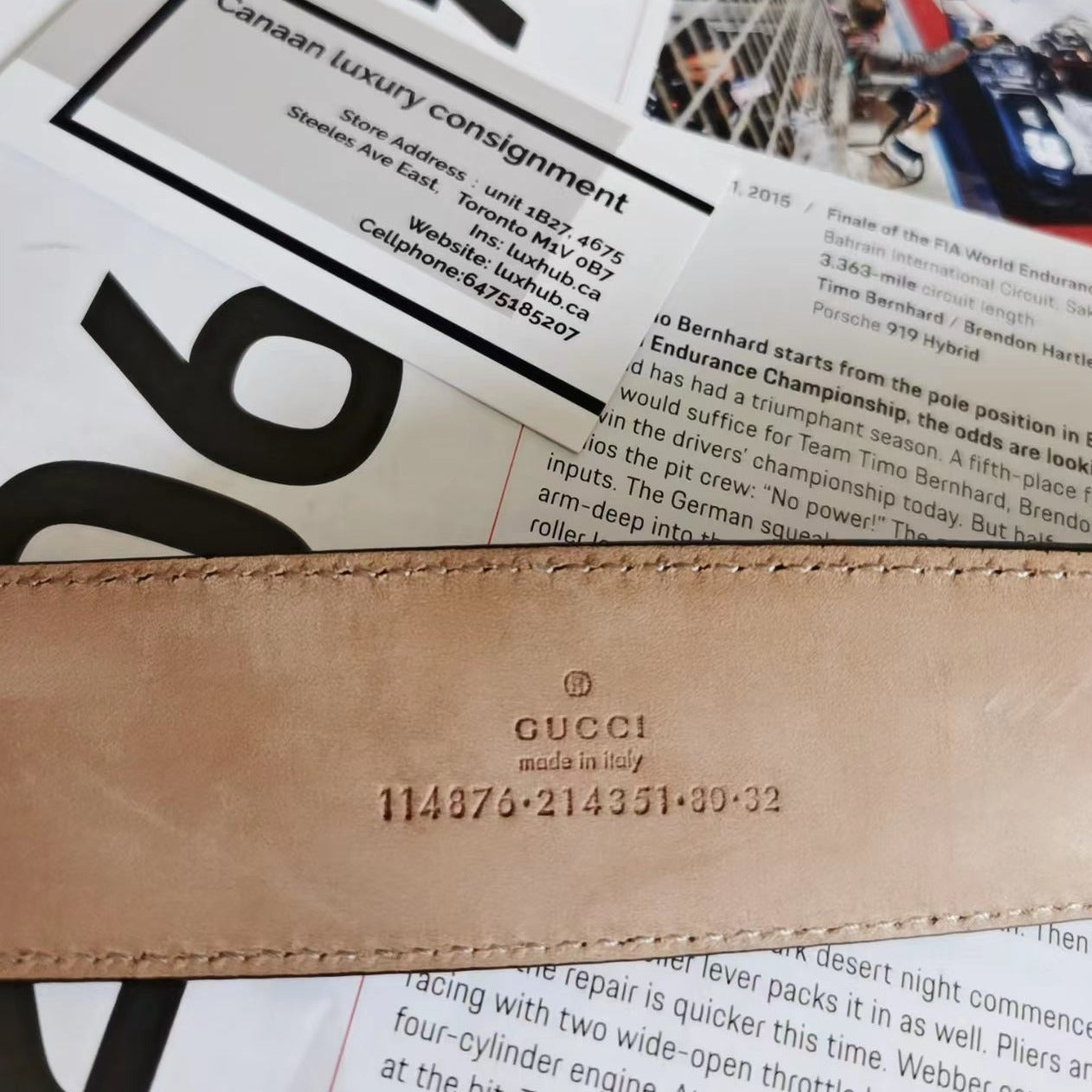 Gucci Belt - luxhub.ca