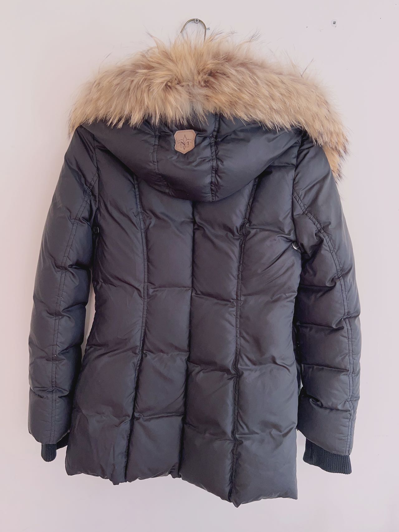 Mackage Black Adali Fur Trimmed Coat