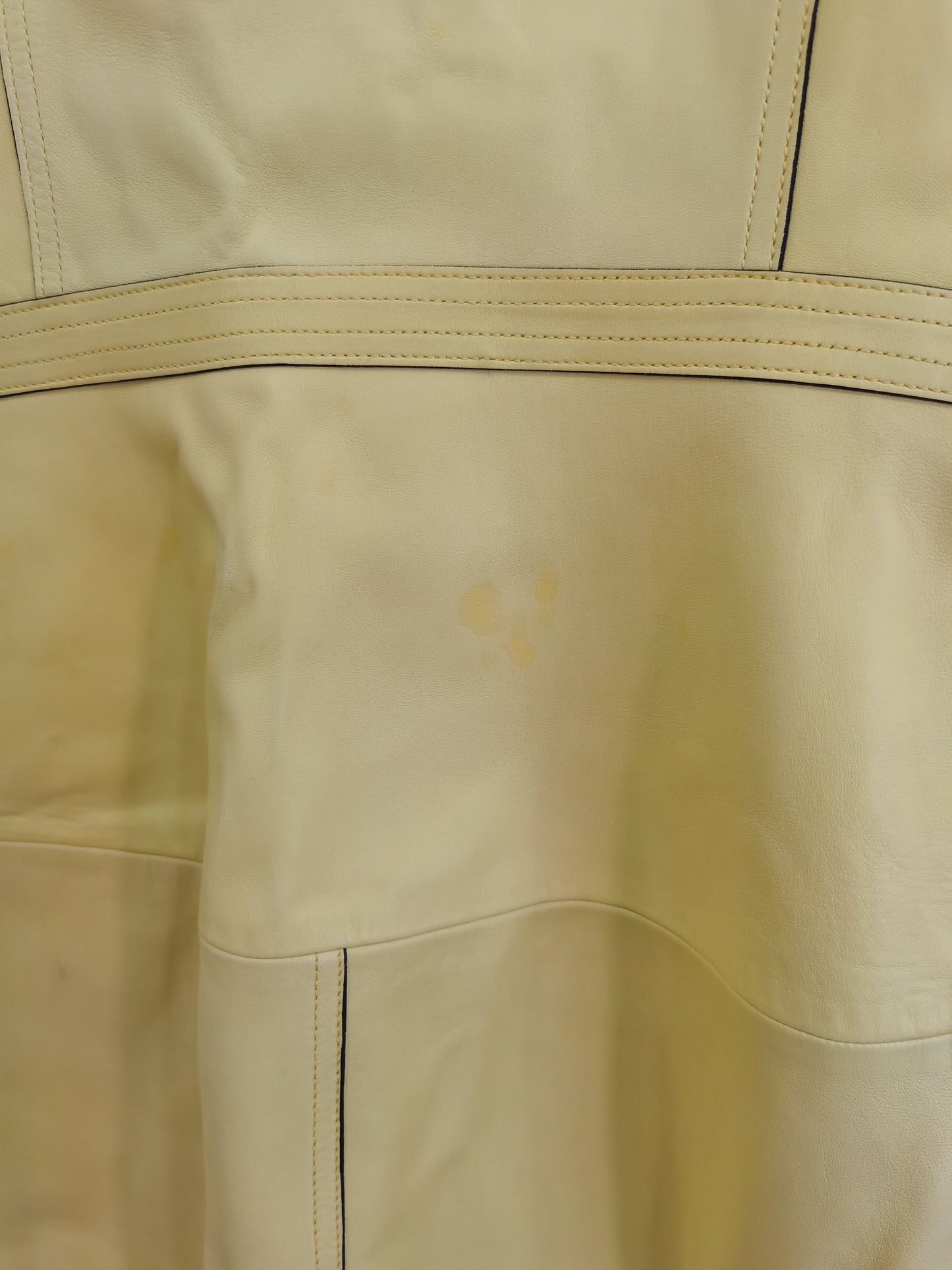 Gucci Bright Yellow Leather Dress
