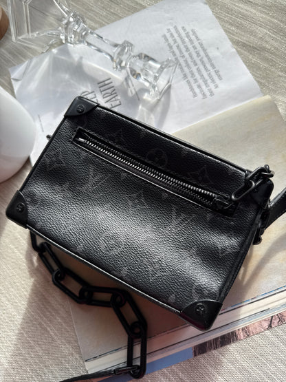 LOUIS VUITTON Monogram Eclipse Mini Soft Trunk 2021