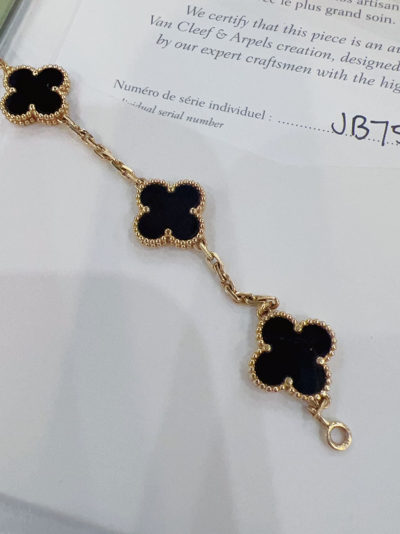 Van Cleef & Arpels Vintage Alhambra 5 Motifs Bracelet 2020