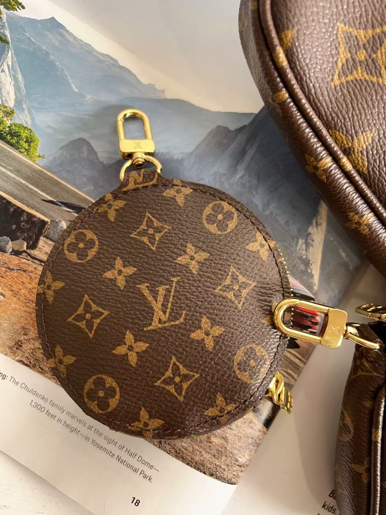 Louis Vuitton Monogram Multi Pochette Accessoires Pink