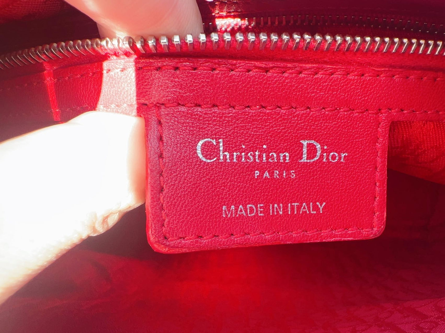 Christine Dior Medium Cannage Lady Dior