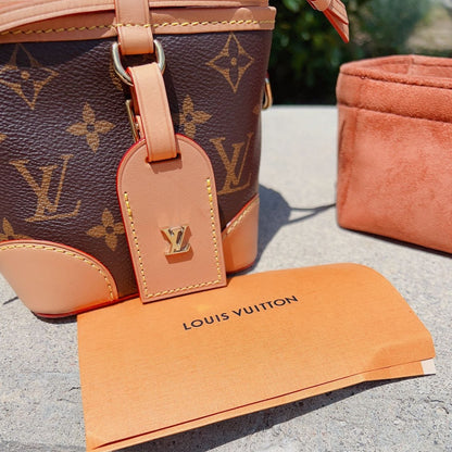 Louis Vuitton Monogram Coated Canvas Nano Noé Purse Brown