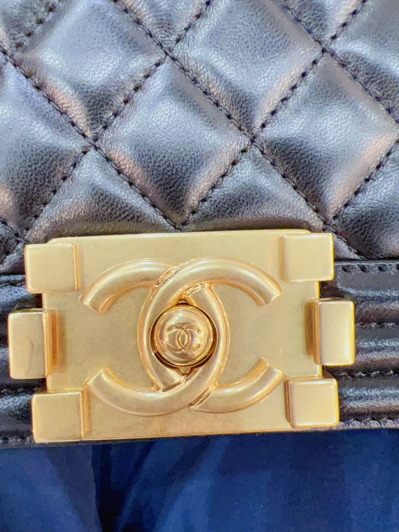 Chanel Medium Le Boy Black Gold Hardware